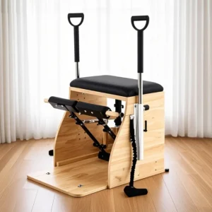 Aparat Pilates si Yoga Wunda profesional din lemn, scaun combo, corector postura, antrenament de bază de yoga, remodelare corporala si fitness