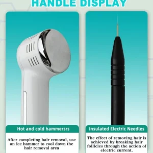 Aparat Electroliza, aparat profesional de epilare cu ac, tehnologie avansata 2 în 1-epilare permanenta si rejuvenare a pielii