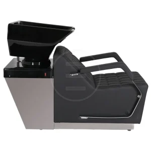 Unitate pentru spalat, scafa / washing unit Alpeda Salon Wash Black, suport picioare electric - imagine 4