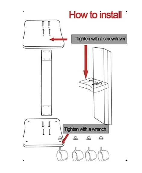 Masa cu roti, suport combina cosmetica salon infrumusetara, stand cu rotile alb, 55×45 H67.5cm M03 - imagine 4