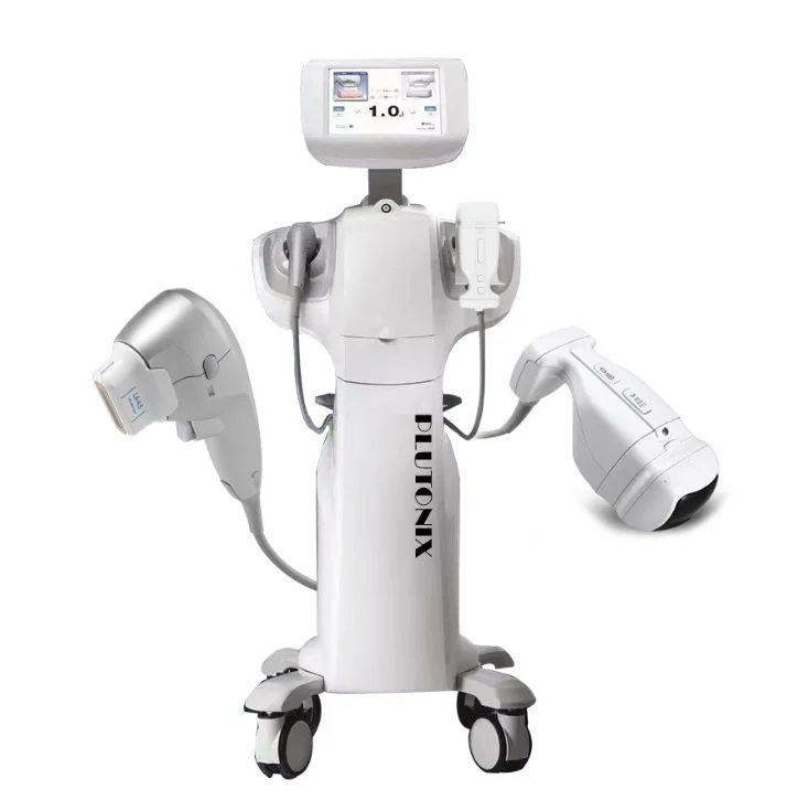 Aparat DUO 7D HIFU Plutonix si LIPOSlim, pentru rejuvenare faciala, remodelare corporala , High Intensity Focused Ultrasound, Skin Rejuvenation - imagine 5