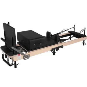 KANTON REFORMER PLIABIL aparat multifunctional profesional din lemn de artar, Reformer pentru pilates si yoga, echipament de fitness pentru remodelarea corpului