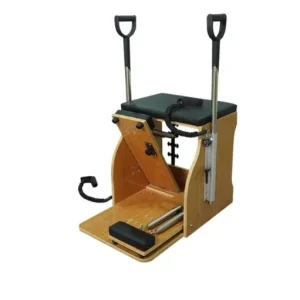 Aparat Pilates si Yoga Wunda Kanton profesional din lemn de fag, scaun combo, corector postura, antrenament de bază de yoga, remodelare corporala si fitness