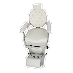 Scaun de frizerie / barber chair Alpeda Ronin White, Outlet