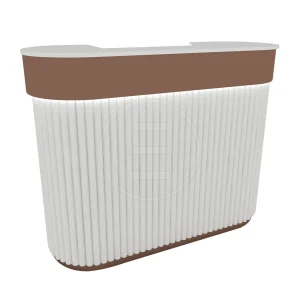 Receptie Alpeda Rozalin Desk Auriu / Crom / Rose / Black - imagine 3