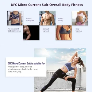 Echipament profesional fitness costum EMSBody Suit, creare masa musculara, microcurenti, electrostimulare, anticelulitic, ProBODY cu fir - imagine 6
